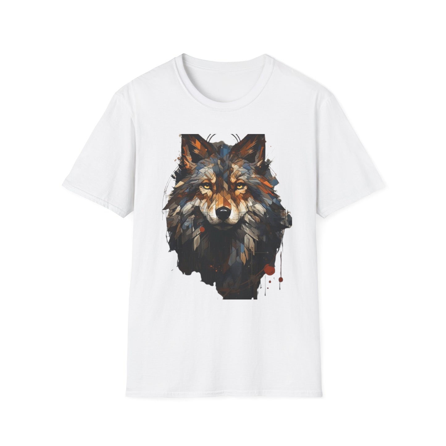 Wolf Art Unisex Softstyle T-Shirt – Wholeness Graphic Tee