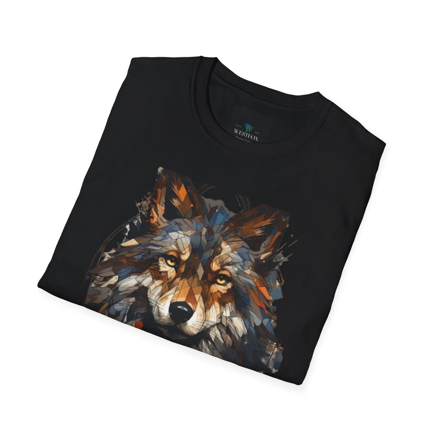 Wolf Art Unisex Softstyle T-Shirt – Wholeness Graphic Tee