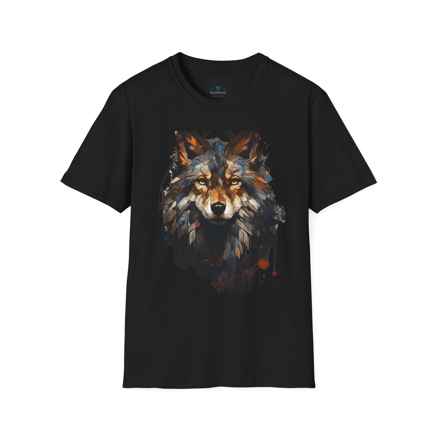 Wolf Art Unisex Softstyle T-Shirt – Wholeness Graphic Tee